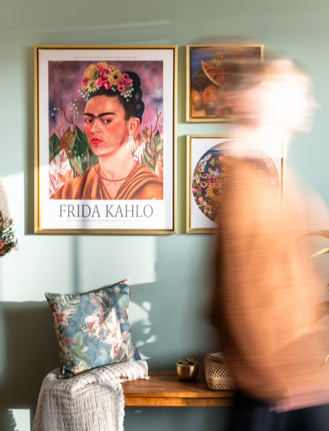 Ingelijste canvas prints van Frida Kahlo