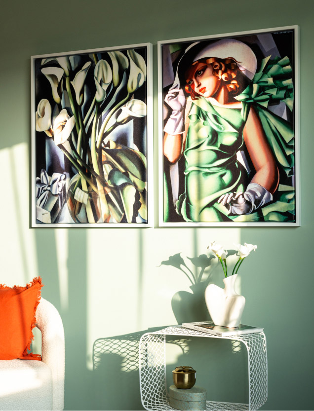 Ingelijste canvas prints van Tamara de Lempicka
